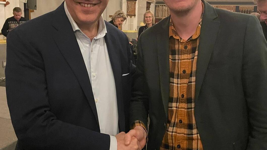 Rik met Ahmed Aboutaleb